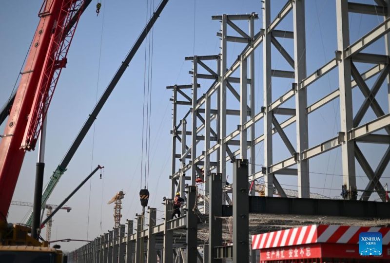 2η τελική γραμμή συναρμολόγησης της οικογένειας A320 της Airbus στην πόλη Τιαντζίν βρίσκεται υπό κατασκευή