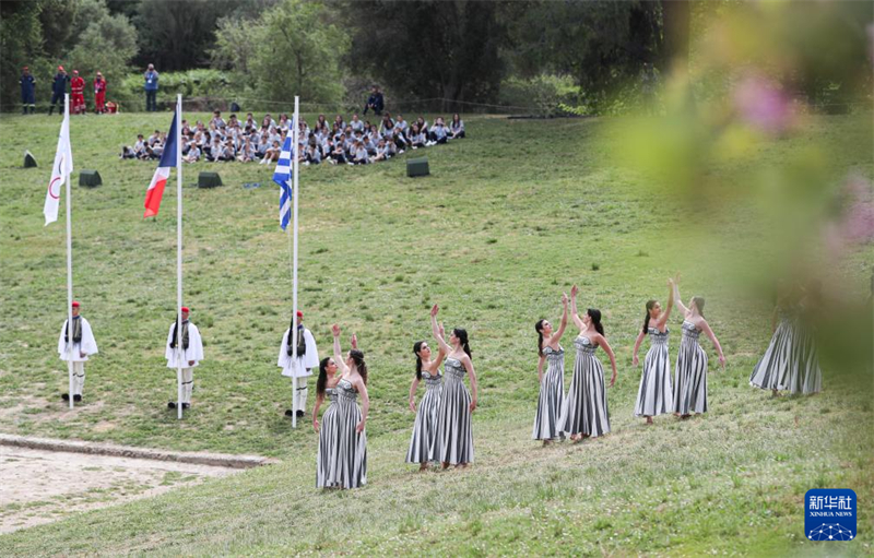 Πραγματοποιήθηκε η τελετή αφής των Ολυμπιακών Αγώνων του Παρισιού στην Ελλάδα