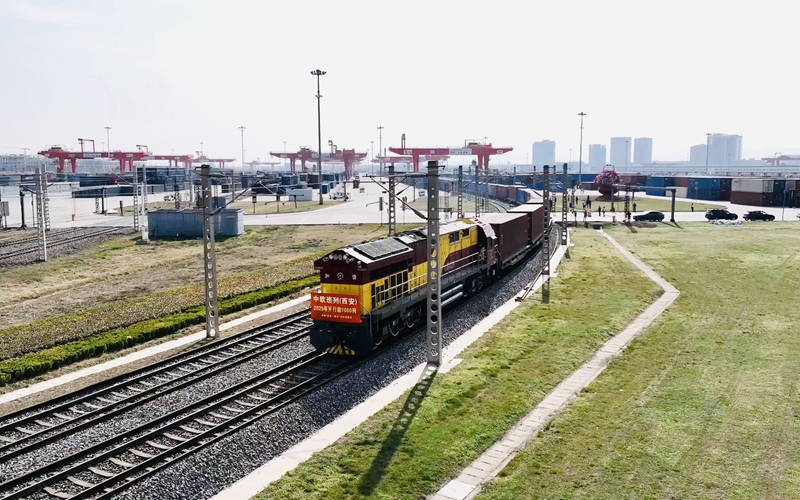 Η Σιδηροδρομική Γραμμή Κίνα-Ευρώπη (Xi'an) ξεπέρασε τα 1.000 Τρένα το 2025