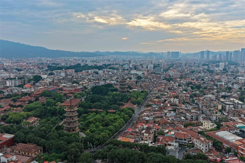 Ιστορικό κέντρο της πόλης Τσουαντζόου στην επαρχία Φουτζιέν