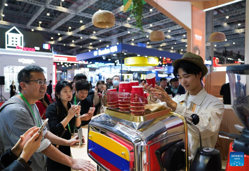 Μια ματιά στα περίπτερα των τιμώμενων χωρών-επισκεπτών στην 8η Διεθνή Έκθεση Εισαγωγών της Κίνας