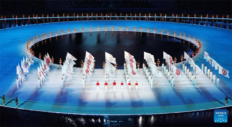 H τελετή έναρξης των 15ων Εθνικών Αγώνων της Κίνας πραγματοποιήθηκε στην πόλη Γκουανγκτζόου