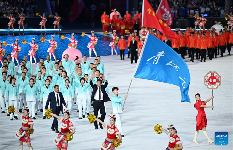 H τελετή έναρξης των 15ων Εθνικών Αγώνων της Κίνας πραγματοποιήθηκε στην πόλη Γκουανγκτζόου