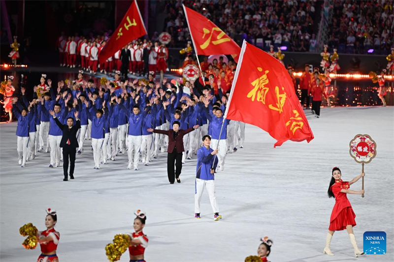 H τελετή έναρξης των 15ων Εθνικών Αγώνων της Κίνας πραγματοποιήθηκε στην πόλη Γκουανγκτζόου