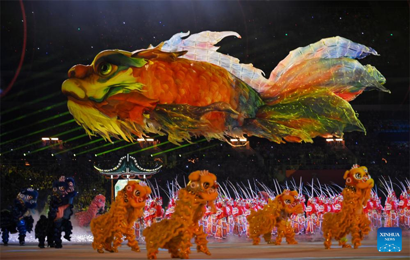 H τελετή έναρξης των 15ων Εθνικών Αγώνων της Κίνας πραγματοποιήθηκε στην πόλη Γκουανγκτζόου