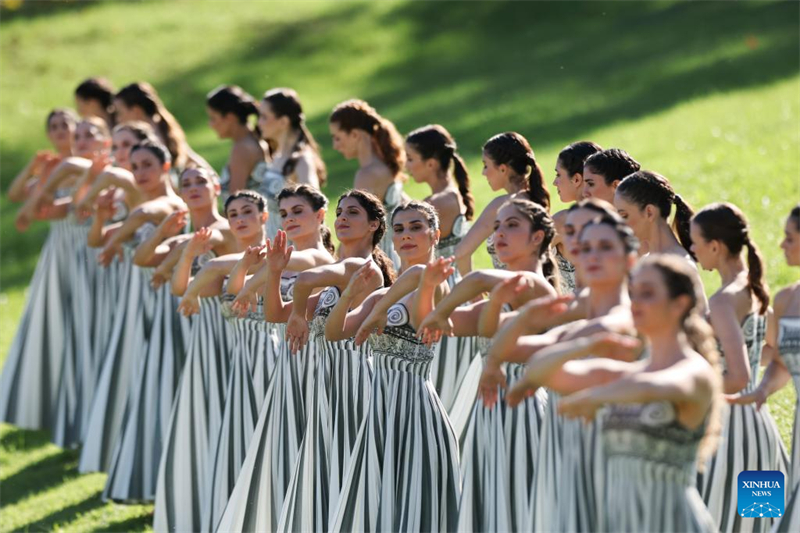 Γενική πρόβα της τελετής αφής της Ολυμπιακής φλόγας για τους Χειμερινούς Ολυμπιακούς Αγώνες Μιλάνου-Κορτίνα 2026