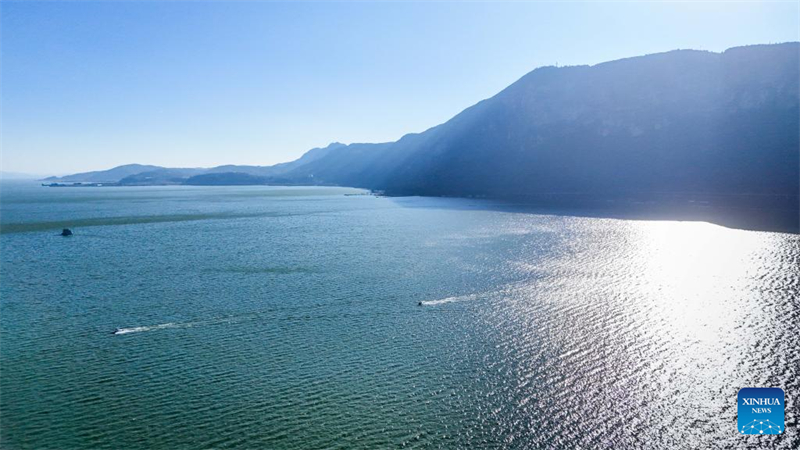 Η ποιότητα του νερού στη Λίμνη Ντιαντσί διατηρείται σε υψηλό επίπεδο