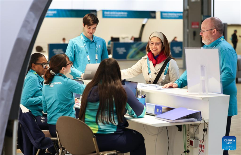 Θέα του βασικού κέντρου των Μέσων Μαζικής Ενημέρωσης των Χειμερινών Ολυμπιακών Αγώνων Μιλάνο–Κορτίνα 2026