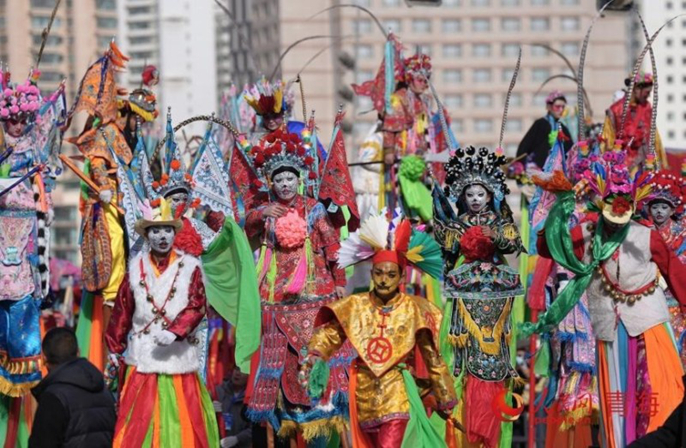 Παράστασεις Σεχούο πραγματοποιήθηκαν στην πόλη Σινίνγκ της Κίνας