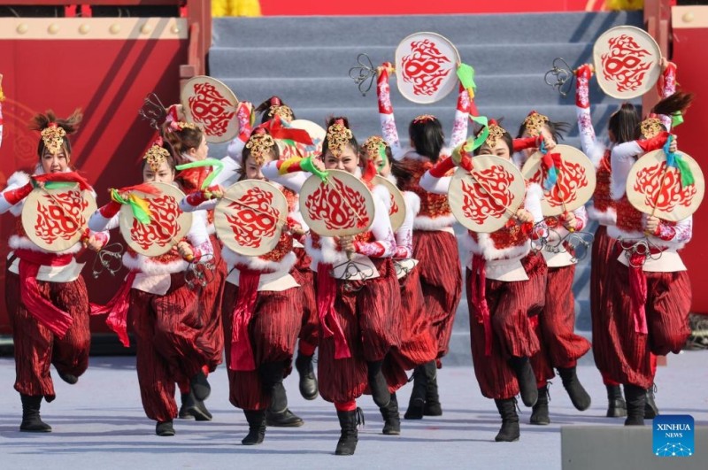 Εθνικός διαγωνισμός τυμπάνων στη Σιτζιαζουάνγκ της Κίνας