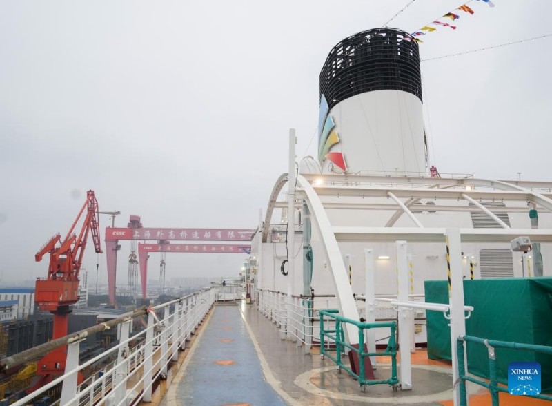 Το δεύτερο μεγάλο κρουαζιερόπλοιο κινεζικής κατασκευής θα παραδοθεί μέχρι το τέλος του έτους