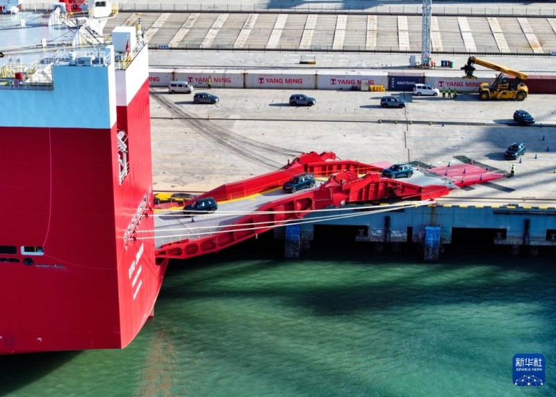 7.273 οχήματα νέας ενέργειας αναχωρούν από τη Ναντόνγκ της Τζιανγκσού με προορισμό την Ευρώπη