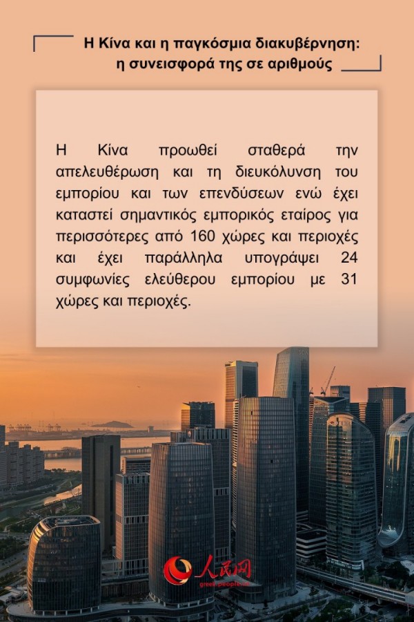 Η συμβολή της Κίνας στην προώθηση της παγκόσμιας διακυβέρνησης μέσα από αριθμούς