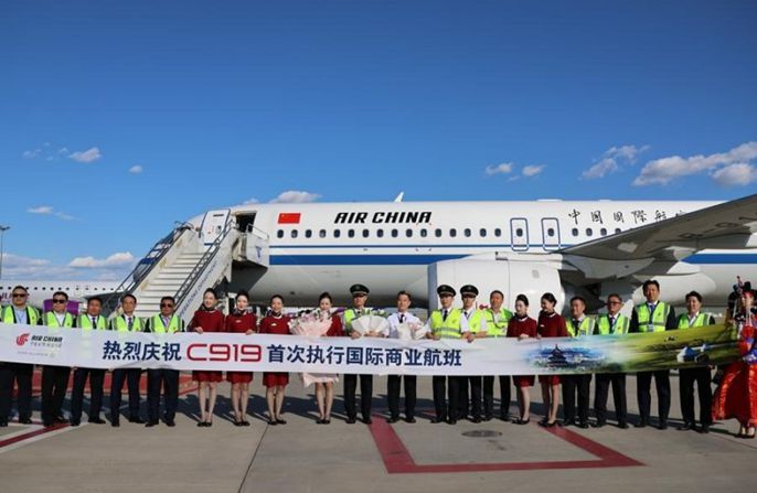 Ορόσημα στην πορεία του αεροσκάφους C919 της Κίνας